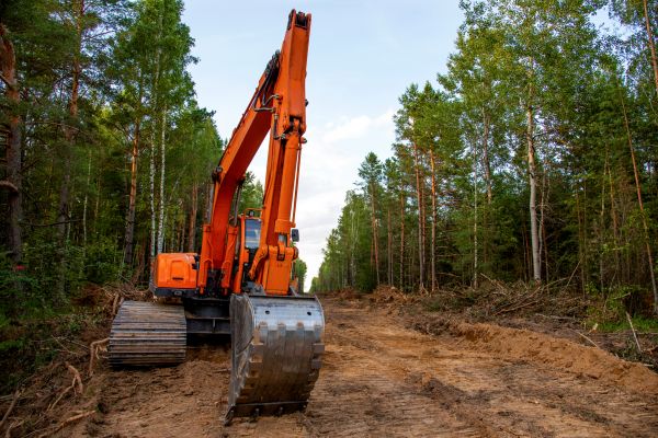 Backhoe Land Clearing in Navarre